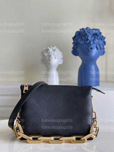 

m59598 women luxurys designers bags puffy embossed letter flowers patten chunky chain totes clutch crossbody long shoulder strap coussin bb