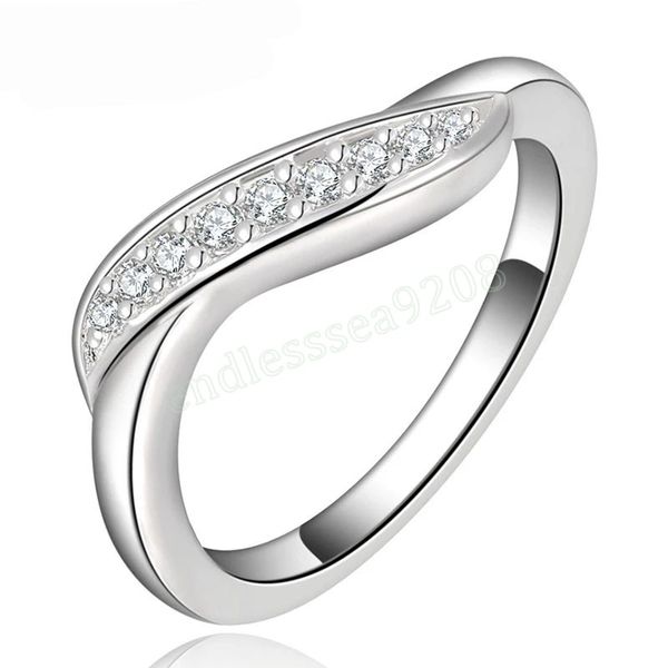 

925 sterling silver twisted aaa zircon ring for women fashion wedding engagement party gift charm jewelry