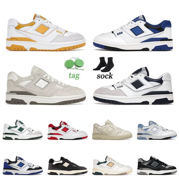 

arrival 2022 mens women running shoes sea salt varsity gold unc white university blue shadow panda rich paul 550 bb550 sneakers trainers ten