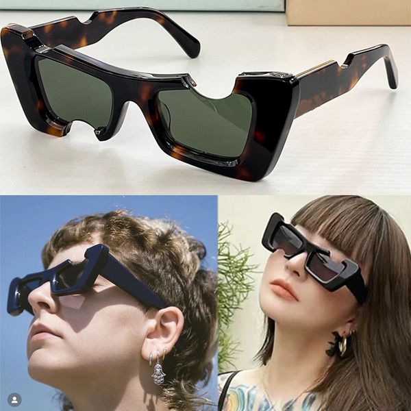 Sito ufficiale del nuovo noto marchio cat eye Occhiali da sole cavi Cady OERI021 Questi occhiali Cady cutaway riflettono la personalità unica del marchio con una scatola originale