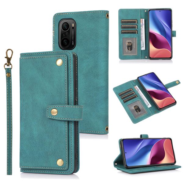 Custodie in pelle per Xiaomi Mi 10T 11 Pro 10 Lite 11i Poco F3 X3 NFC Wallet Flip Card Slot Cover Redmi Note 10 9 10S 9S