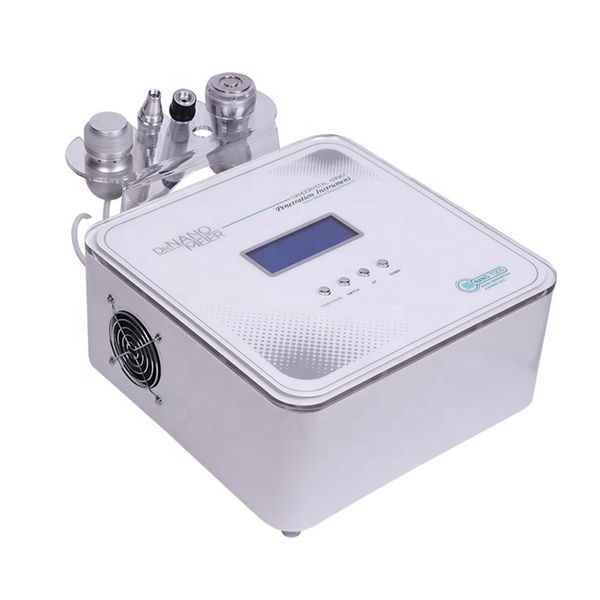 Mesoterapia Elettroporazione Microneedle Dermapen Cura del viso antietà Lifting RF Ringiovanimento della pelle Fotone Terapia della luce LED verde blu Trattamento con martello freddo