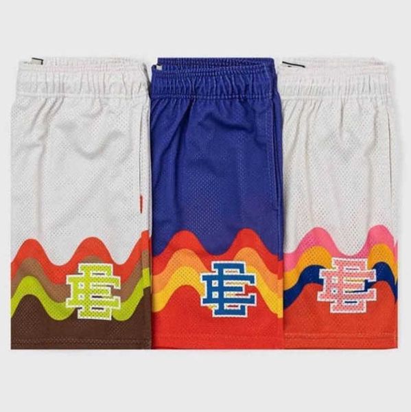 

eric emanuel short ee men's casual basic shorts new york city skyline beach sports pants basketball football mesh breathable fitness br, White;black