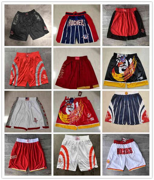 

houston''rockets''men throwback basketball shorts pocketwini, White;black