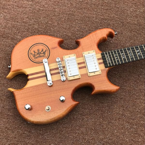 

hardwork 6 strings electric guitar ebony fingerboard support customization