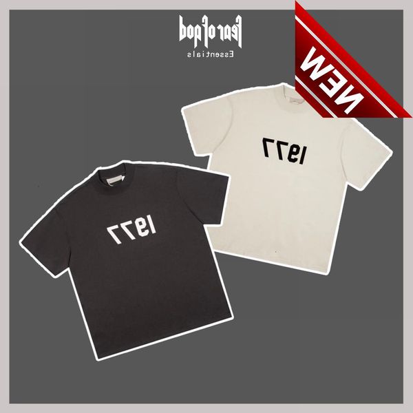 

tested quality fog bear of god1977 digital printing ss22 new essentials short sleeve t-shirt, White;black