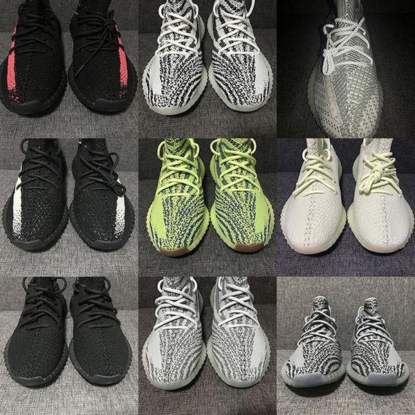 

mx oat rock kanye'v2''yeezies''boosts''yezzies''350 women running shoes mono ice mist marsh san, Black