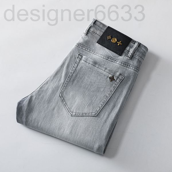 

men's jeans designer korean spring skinny 6u60, Blue