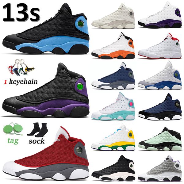 

wholesale 2022 jumpman 13s 13 basketball shoes mens women court purple university blue red flint phantom starfish sports jorda jorden og sne