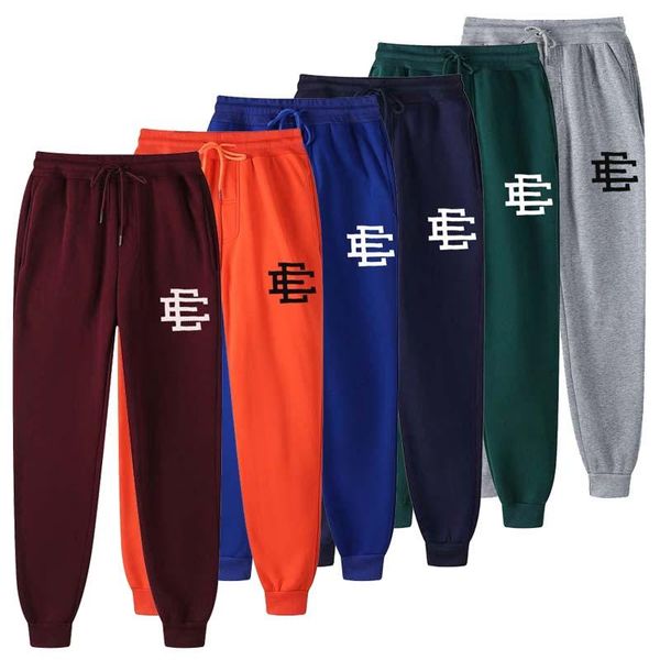 

men's pants eric emanuel ee basic men/women joggers brand male trousers casual sweatpants jogger fitness workout sweatpantsmen's, Black