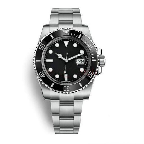 

2019 smooth second hand automatic watch mechanical watch ceramic bezel luminous stainless pointer steel solid strap wr246x, Slivery;brown