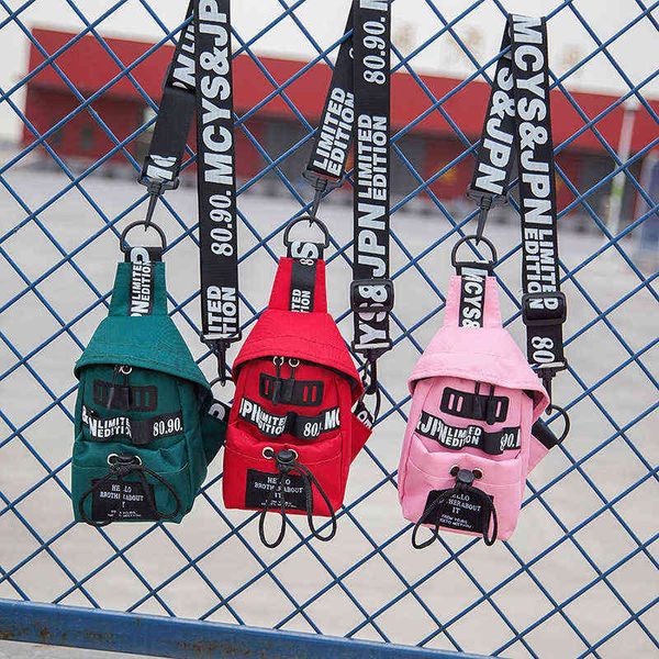 

mens women waterproof small chest bag pack travel sport shoulder sling backpack crossbody bags gift fashion new waist bag 220608