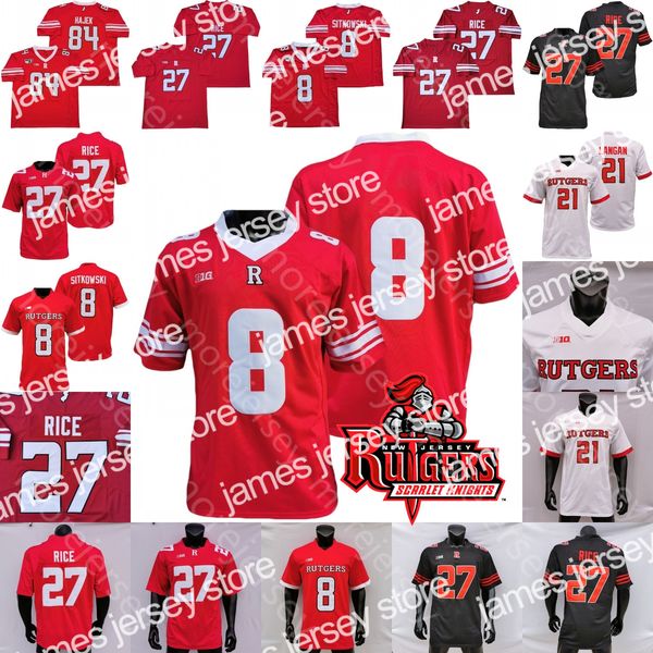 

new ncaa college 911 special rutgers scarlet knights football jersey ray rice pacheco max melton vedral cruickshank jamier wright-collins, Black;red