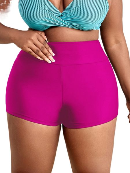 

plus scrunch butt tie back bikini bottom p9ur#, Black