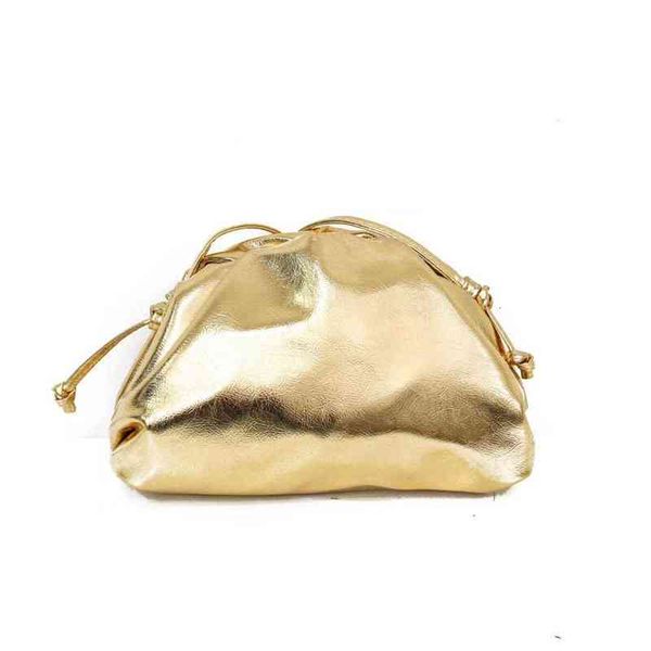 

hbp fashion new colorful water ripple cloudbag shoulder messenger bags women's pleated dumpling bag th