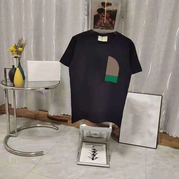 

mens casual shirts designer man t shirt mens tshirts men t-shirts printed tees outwears street round nexk clohing -3xl, White;black