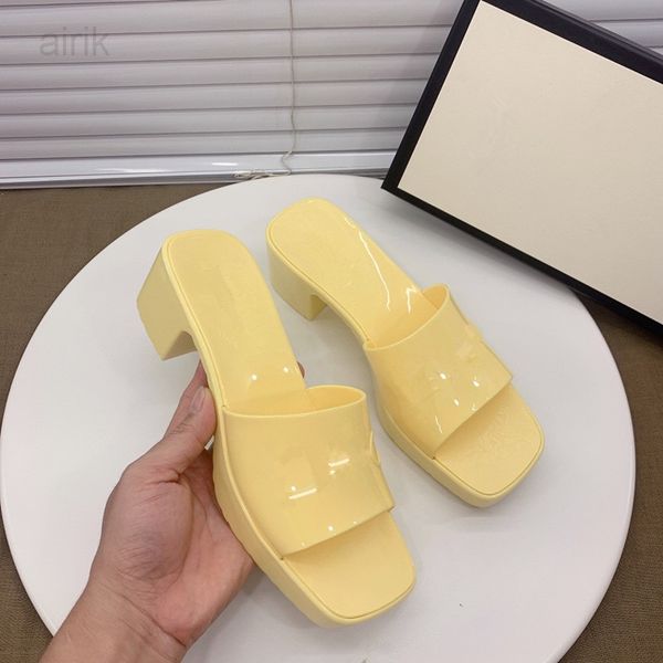 

slippers paris fashion mens womens summer rubber sandals beach slide fashion scuffs slippers indoor shoes with bag, Black