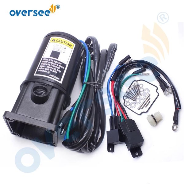 

824051 tilt trim motor kit spare parts for mercury force outboard motor 4 stroke 75-125hp 6274 18-6775 single ram 2-wire included relays