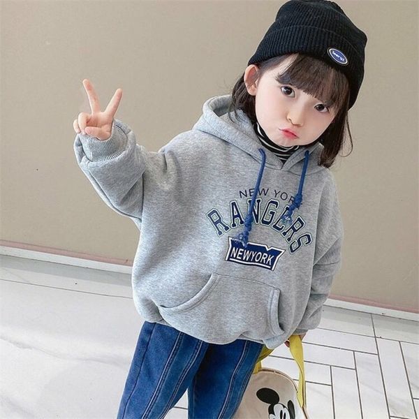 

children girls sweatshirt streetwear pink cute hoodie kids hoodies for teenagers boys women 12 13 15 years old vintage pullover 220813, Black