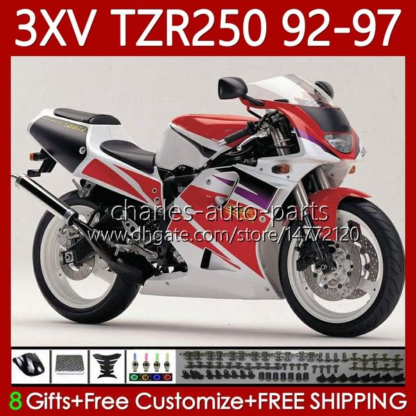 Feedings for Yamaha TZR 250 TZR250 R $ TZR-250 TZR250R Branco Red 92 93 94 95 96 97 CORPO 117NO.52 YPVS 3XV TZR250-R 1992 1993 1994 1996 1997 TZR250RR 92-97