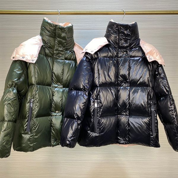 Designer Womens Down Jackets France Marca Capacadas Capacadas Casacos Bordados Capinho de Letra Bordado Parkas