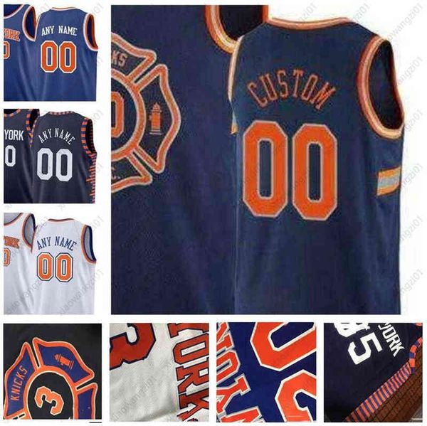 

custom printed 9 rj barrett 23 mitchell robinson 30 julius randle 20 kevin knox allonzo 14 trier 1 bobby portis basketball jerseys, Black;yellow