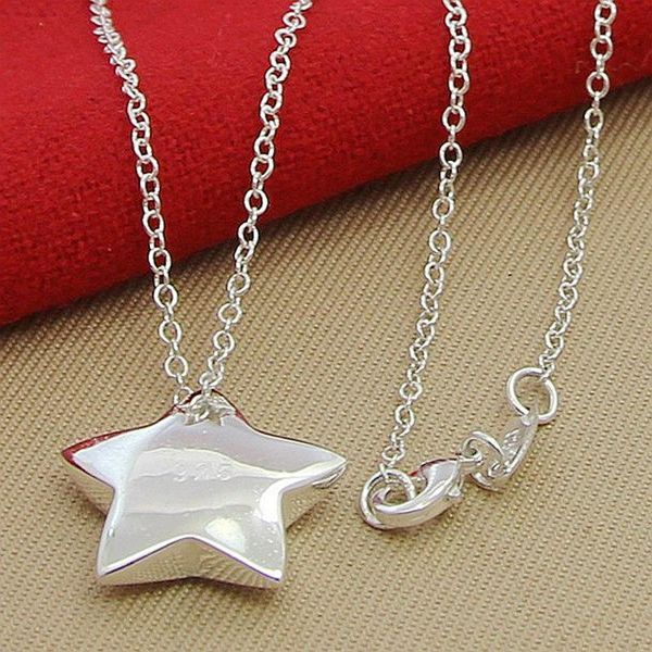 

pendant necklaces fashion jewelry silver color necklace for women cute sky star wholesale price