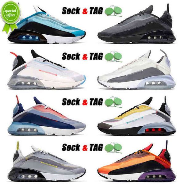 

36-45 authentic 2021 arrival sports 2090 running shoes for men women black and athracite laser blue pure platinum magma orange trainers max
