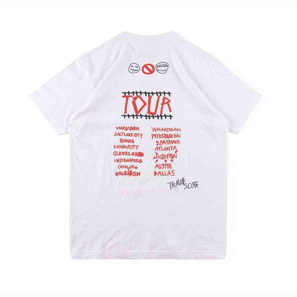 

nature still draws a crowd white t-shirt high street short sleeve high-quality tee, White;black