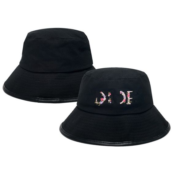 

flowers womens bucket hat designer cap fisherman hats mens buckets caps fashion wide brim casquette casual fitted sunhat breathable sunshade, Blue;gray