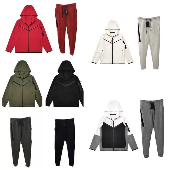 

techfleece men sportwear tech fleece mens pants sweatpant designer space cotton sports jogger trousers tracksuits bottoms techfleece man jog, Black