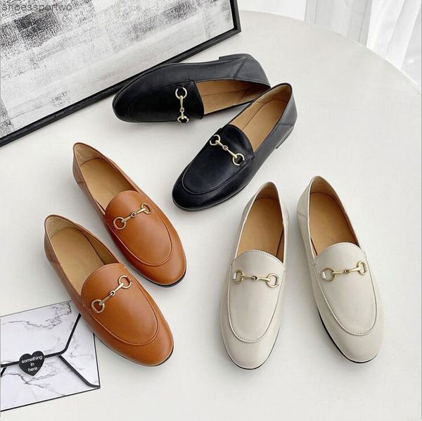 

fashion designer womens formal shoe ballet dance high heel shoes luxury embroidery leather flat round toe ladies work wedding party, Black