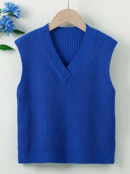 

toddler boys ribbed knit sweater vest she, Blue