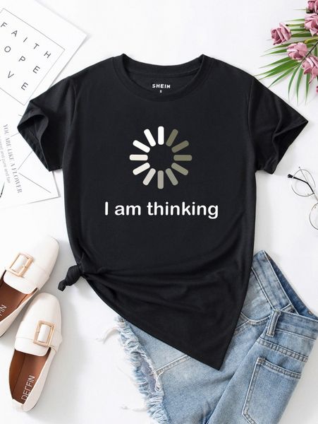 

slogan & graphic print tee h0qq#, White