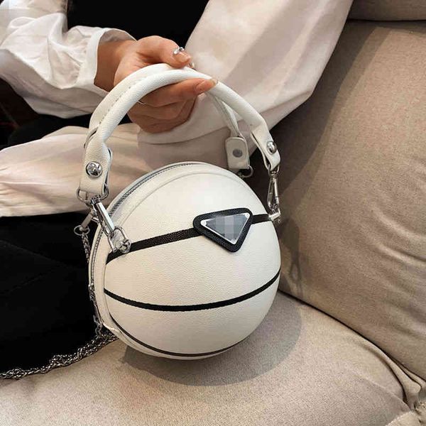 

2022 factory wholesale new personalized women's summer popular chain messenger basketball versatile portable ball bag