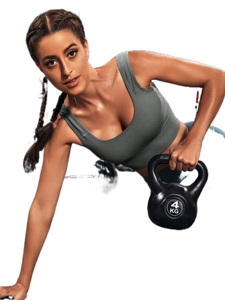 

high support scoop neck sports bra y9yr#, Gray