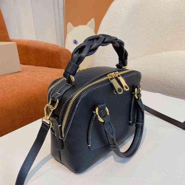 

shoulder bags women handbag boston bagss leather luxury designer brand crossbody female woven portable purses 220324