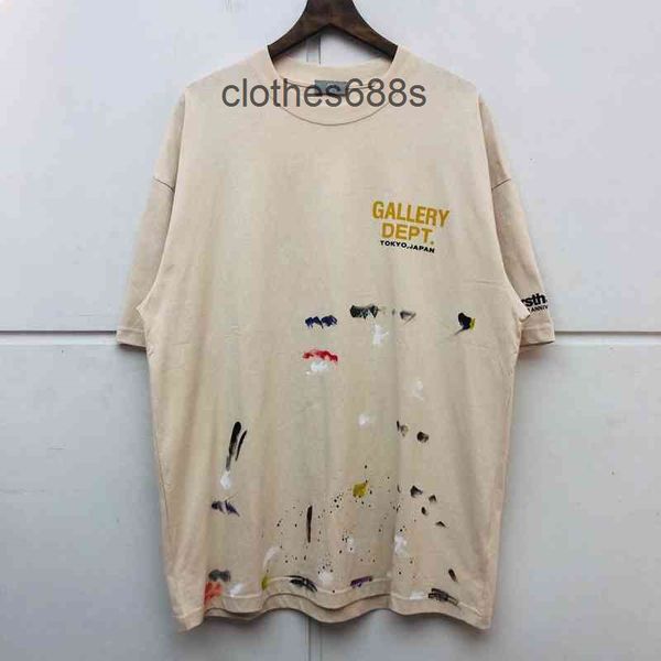 

men's sweaters hoodies fashion mens gallerydept t shirt gilded embroidery lettered print color hand painted splash graffiti loose round, White;black