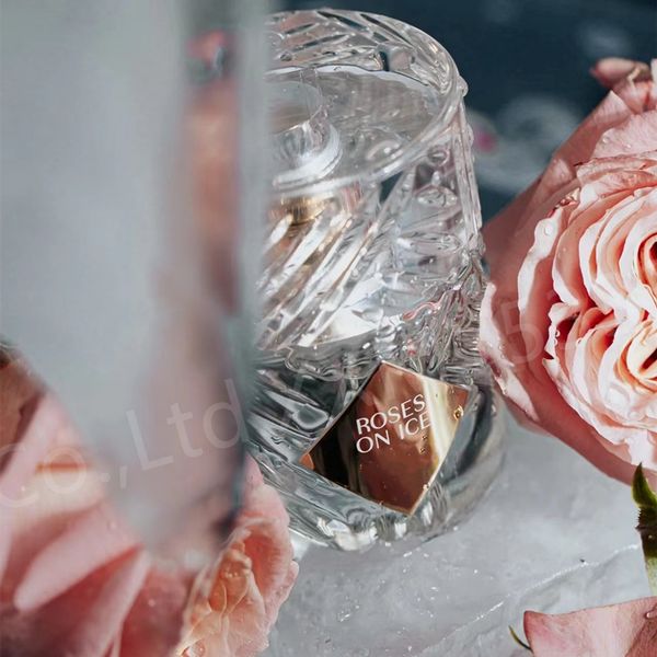 

promotion designer luxury brand perfume 50ml rose on ice angles share bottle for women men spray long lasting high fragrance fast delivery