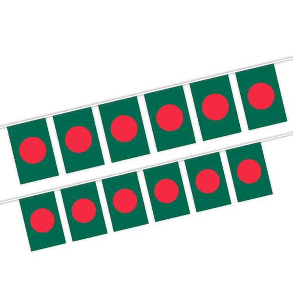

bangladesh string flag 20 flag world country national hanging mini banner for party decor