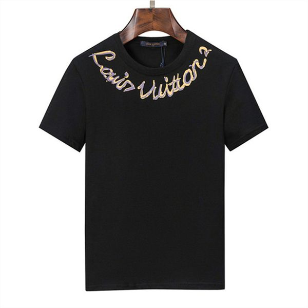 

2022men's clothing short sleeve tees polos mens t-shirts summer simple icon cotton casual solid color t-shirt men fashion k00118, White;black