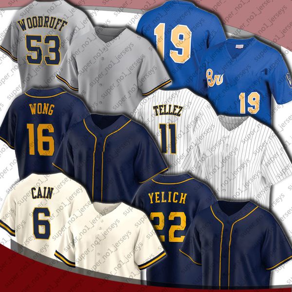 

22 christian robin yount jersey baseball yelich milwaukee lorenzo cain kolten wong brad boxberger jerseys jace andrew peterson mccutchen hun, Blue;black