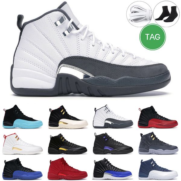 

12s men basketball shoes 12 retro gamma blue university gold dark grey concord the master indigo taxi mens outdoor sports trainer sneakers