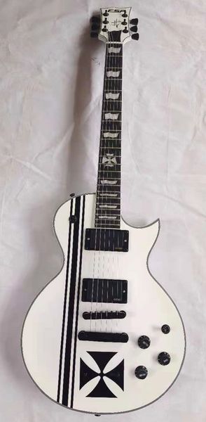 

electric guitar, mahogany body, white, in stock
