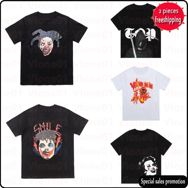 

fashion mens designer t shirt hip hop style short sleeve young boys cool pattern print tees black size s-xl, White;black