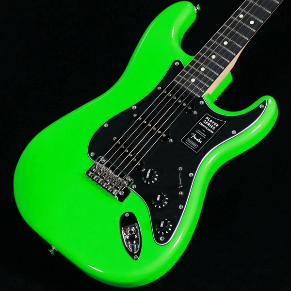 

limited edition player st neon green electric guitar