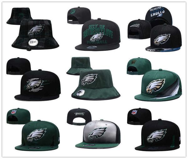 

snapbacks philadelphia''eagles''men football hats cap adjustable fit hat, Black;white