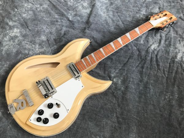 

ricken 12 strings 381-12 v69 semi-hollow body electric guitar neck sandwich fingerboard pear wood color original