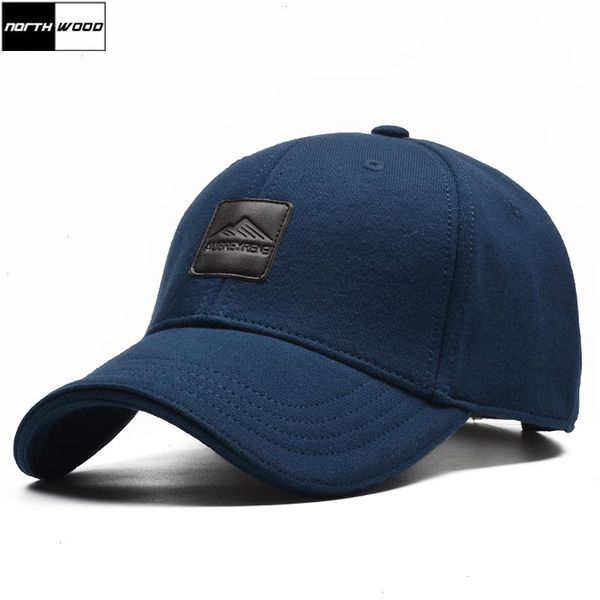 

northwood brand mens cotton baseball cap women snapback solid dad 100 bone trucker for adult, Blue;gray
