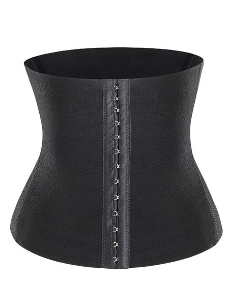 

hook and eye front waist trainer l33a#, Black;red